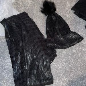 Sequin Infinity scarf & beanie